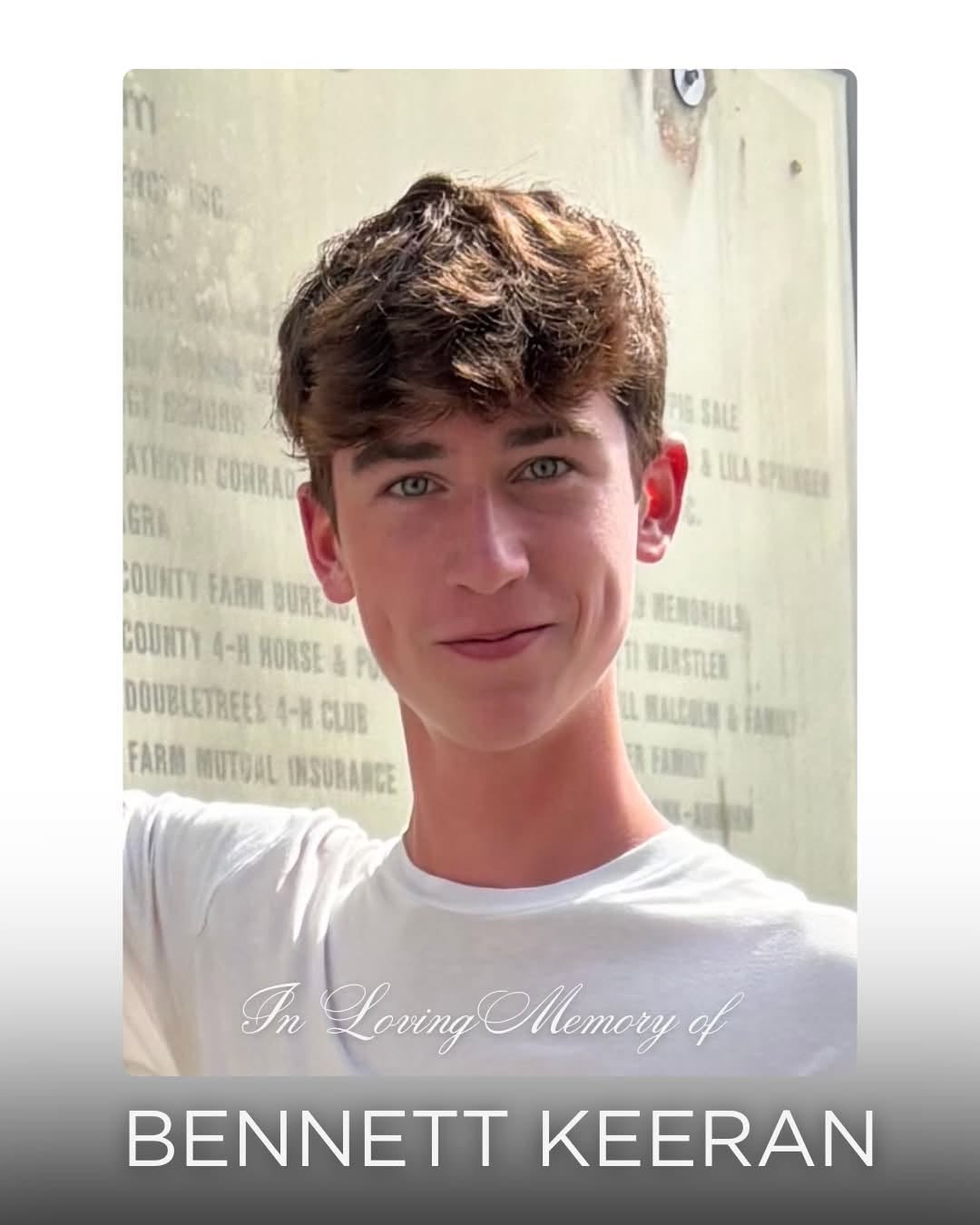 Bennett Keeran Accident, Auburn Indiana, Obituary-Death: Lakewood Park Christian School Beloved Student Has Died